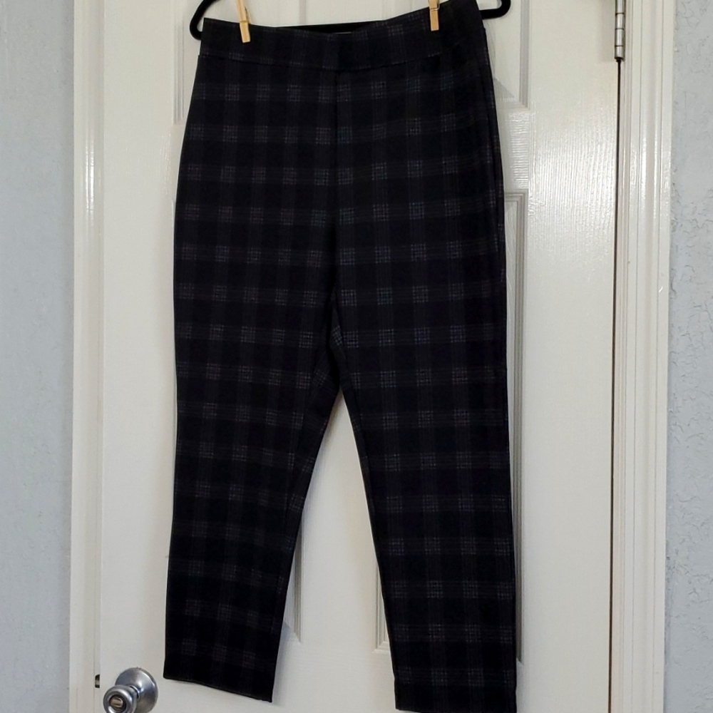 Plaid Black Pants
